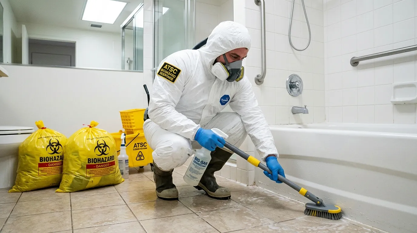 Decontamination equipment deployed for Blood Cleanup in Coolidge Corner